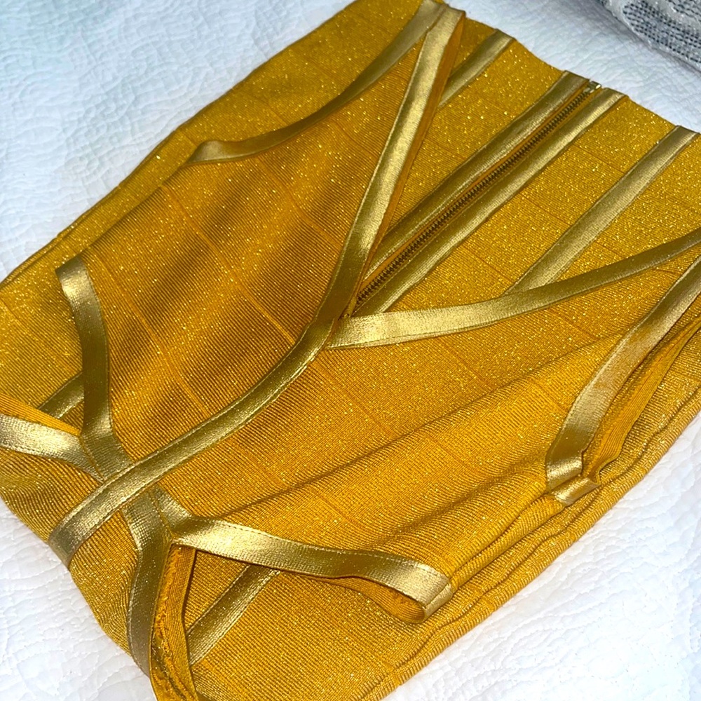Elastic bandage dress